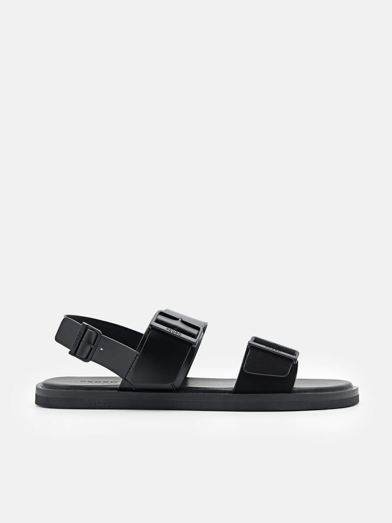 Pedro Ripley Backstrap Men Sandals Black | Q9Q-1588