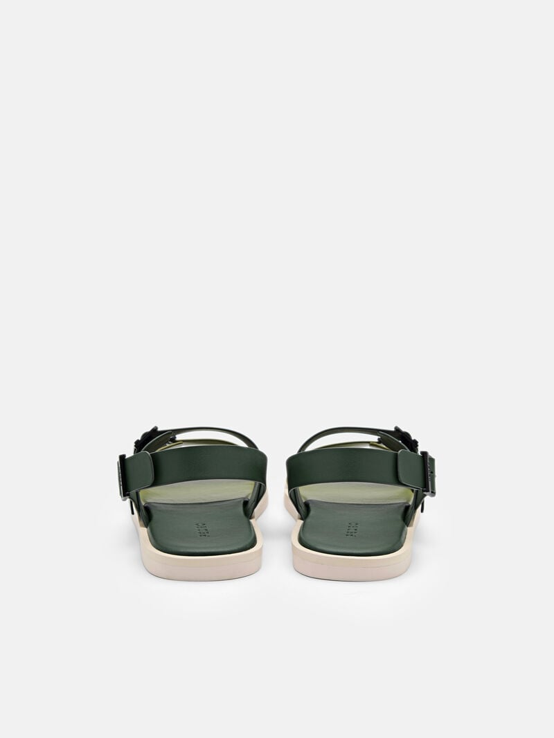 Pedro Ripley Backstrap Men Sandals Dark Green | Q9Q-1589