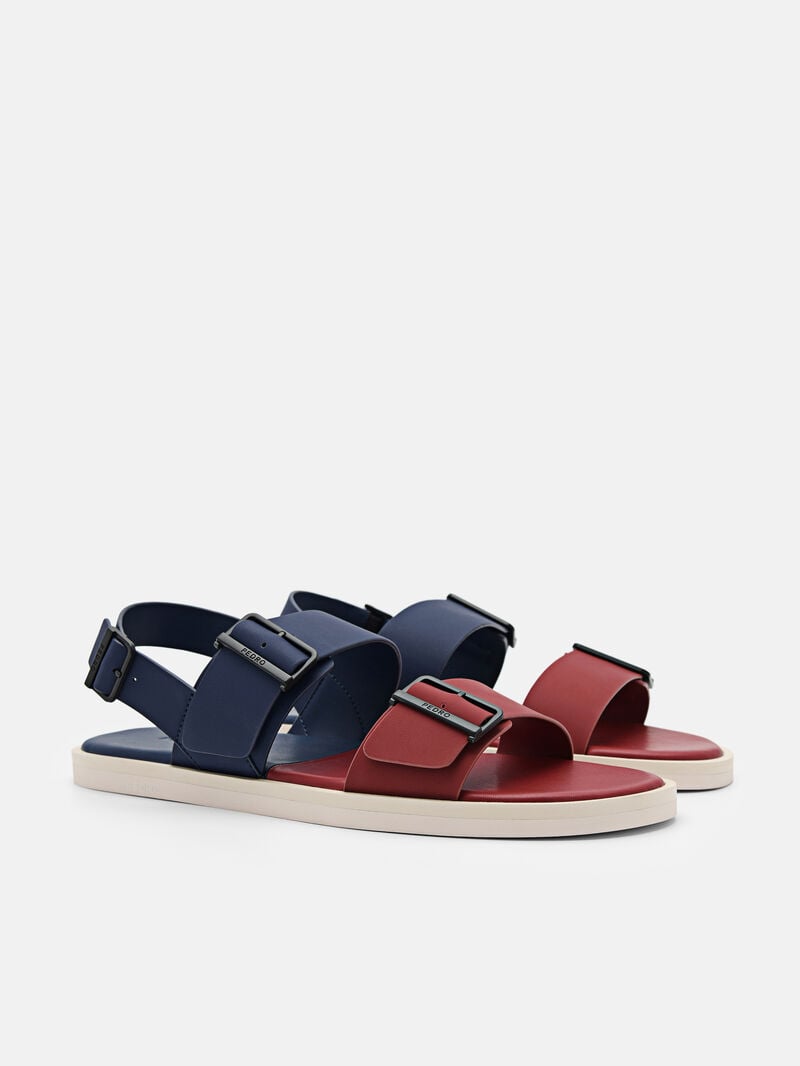 Pedro Ripley Backstrap Men Sandals Navy | Q9Q-1591