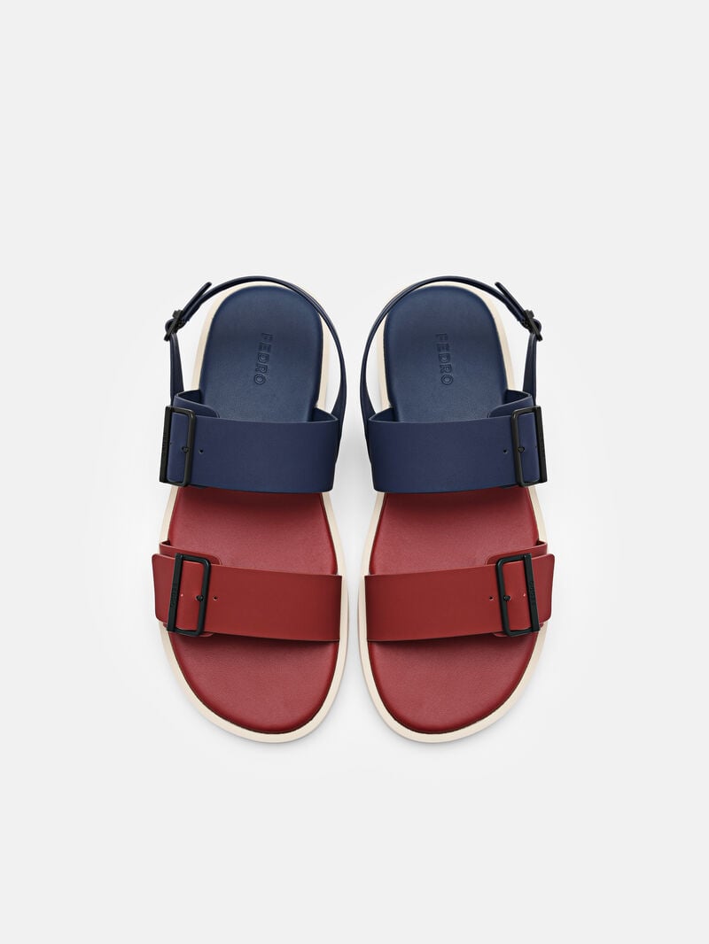 Pedro Ripley Backstrap Men Sandals Navy | Q9Q-1591