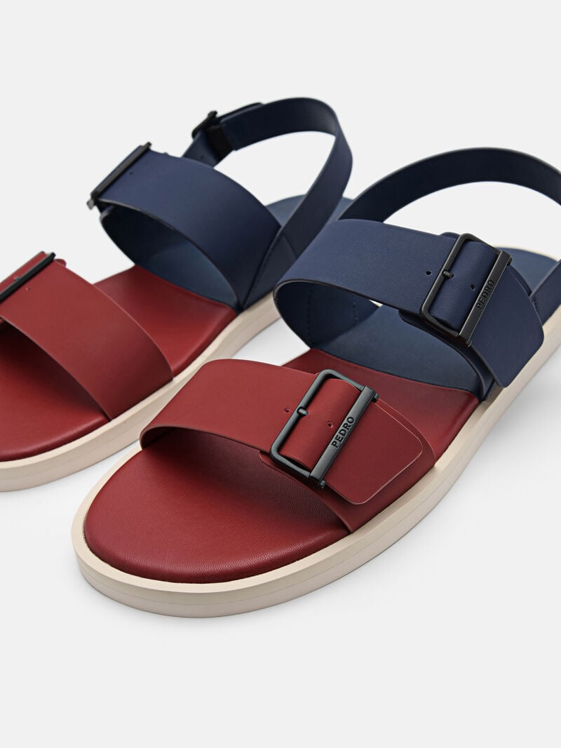 Pedro Ripley Backstrap Men Sandals Navy | Q9Q-1591
