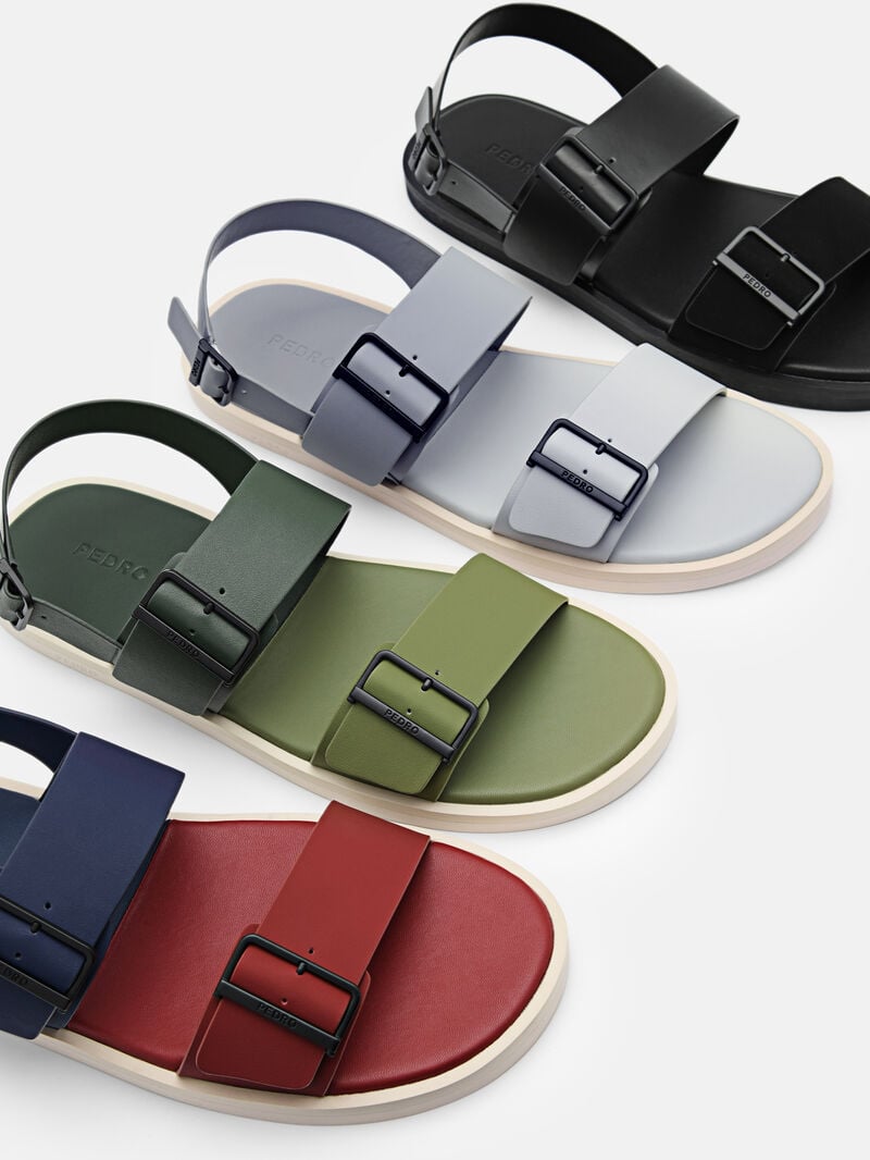 Pedro Ripley Backstrap Men Sandals Navy | Q9Q-1591