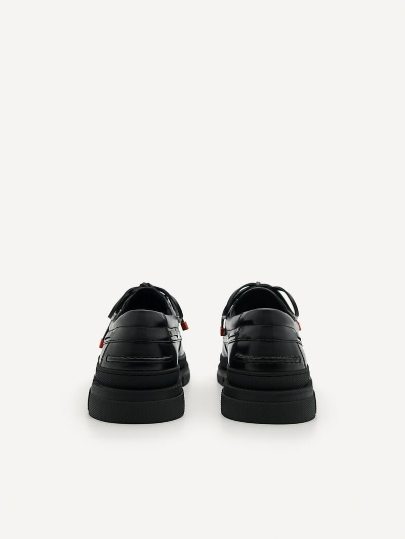 Pedro Rodney Leather Shoes Men Derby Shoes Black | Q9Q-1576