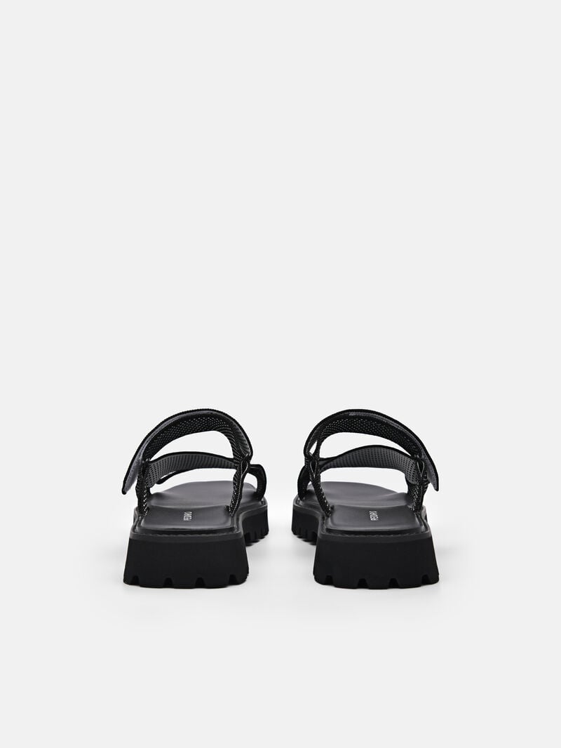 Pedro Ronni Knitted Sandals Women Flats Black | Q9Q-1574