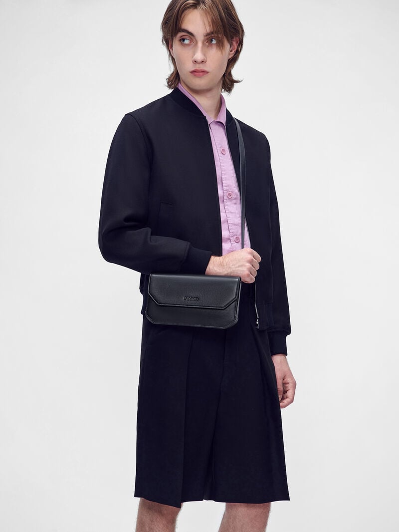 Pedro Seth Bags Men Clutches Black | Q9Q-1069