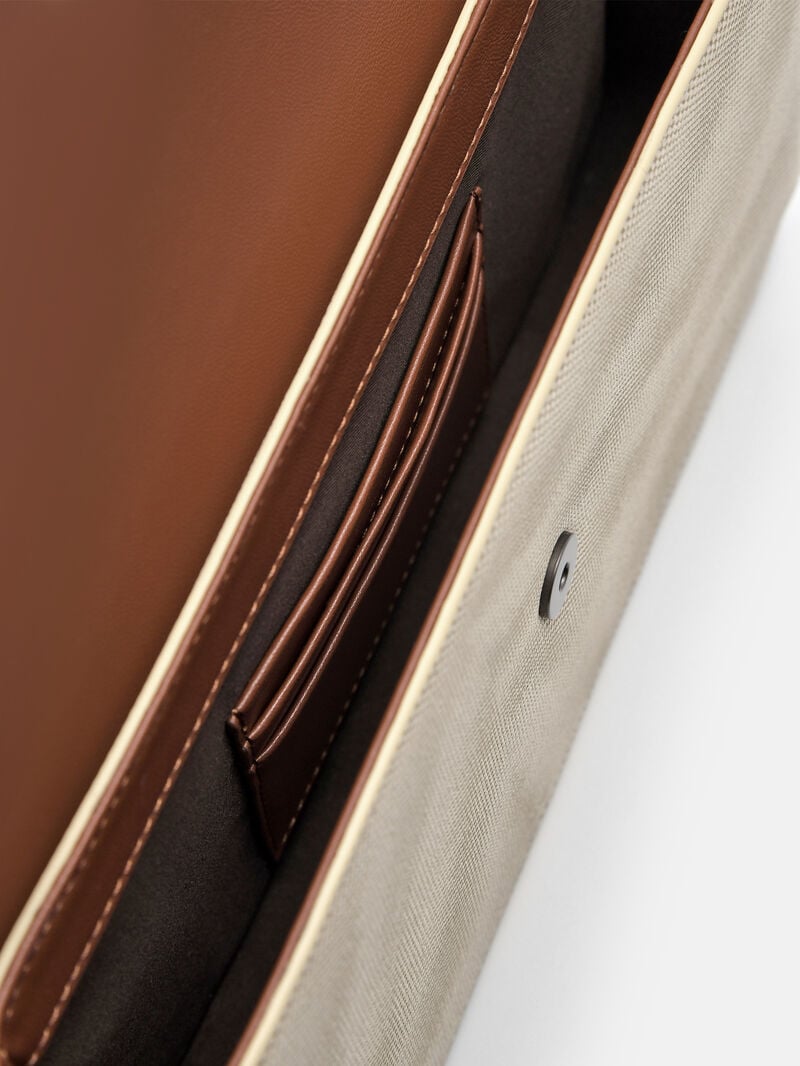 Pedro Seth Bags Men Clutches Brown | Q9Q-1070