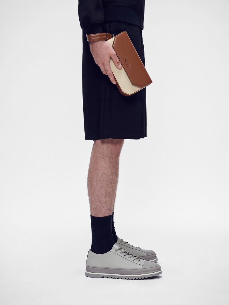Pedro Seth Bags Men Clutches Brown | Q9Q-1070