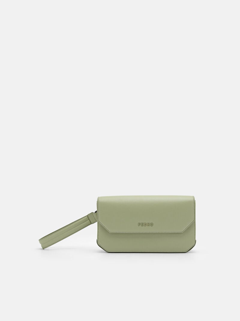 Pedro Seth Bags Men Clutches Olive | Q9Q-1071
