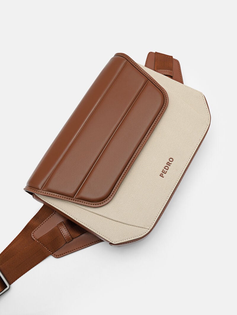 Pedro Seth Sling Pouch Bags Men Sling Bags Brown | Q9Q-1067