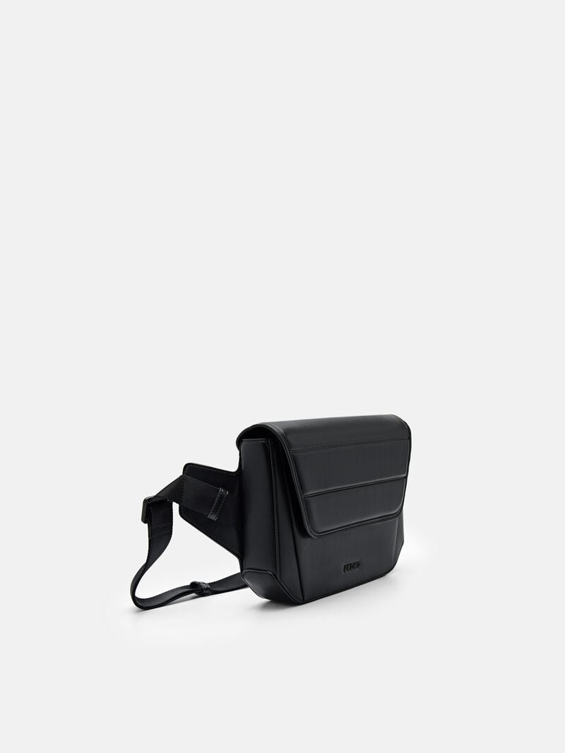 Pedro Seth Sling Pouch Bags Men Sling Bags Black | Q9Q-1066