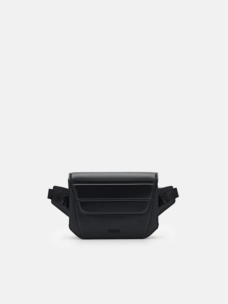 Pedro Seth Sling Pouch Bags Men Sling Bags Black | Q9Q-1066