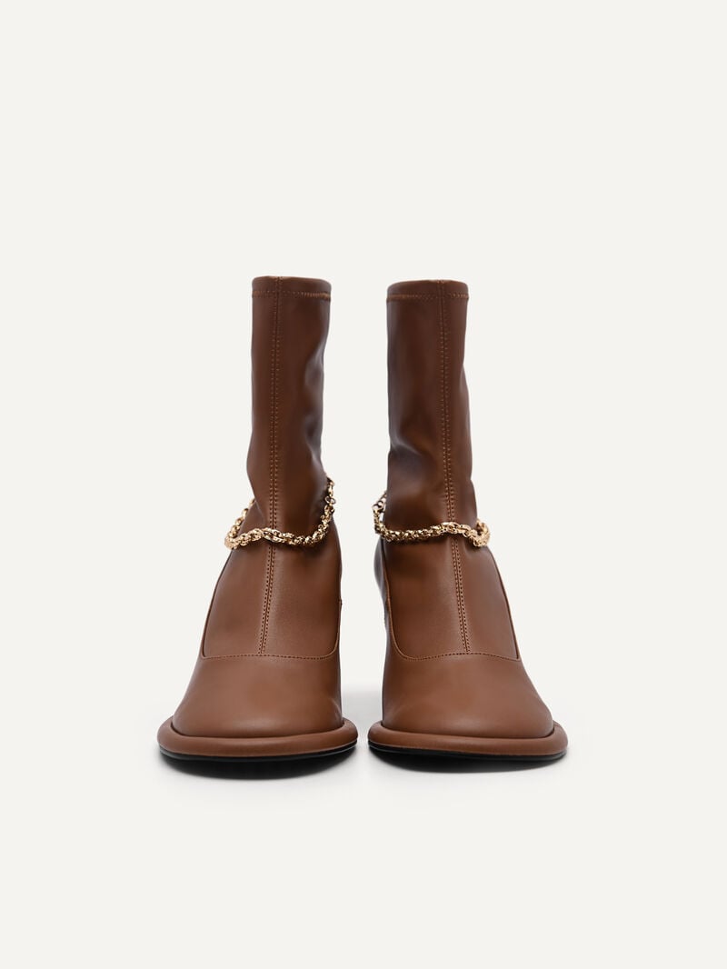 Pedro Sistrah Boots Women Ankle Boots Camel | Q9Q-1330