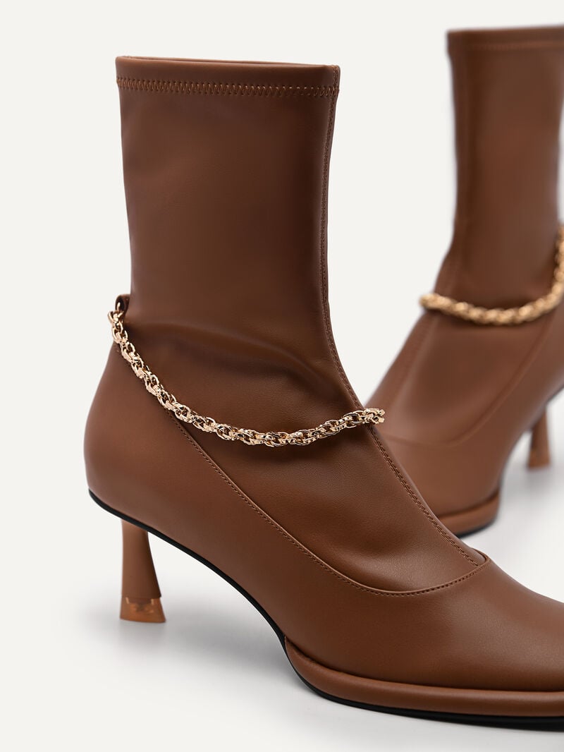 Pedro Sistrah Boots Women Ankle Boots Camel | Q9Q-1330