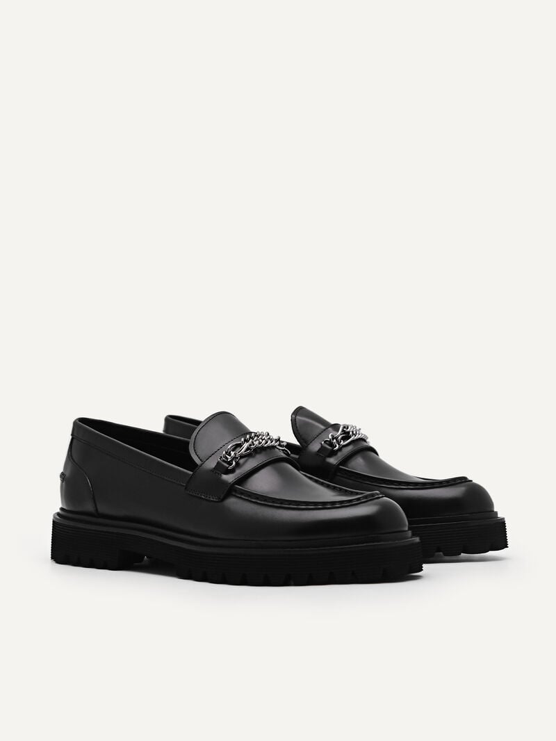 Pedro Sistrah Leather Women Flats Black | Q9Q-1567