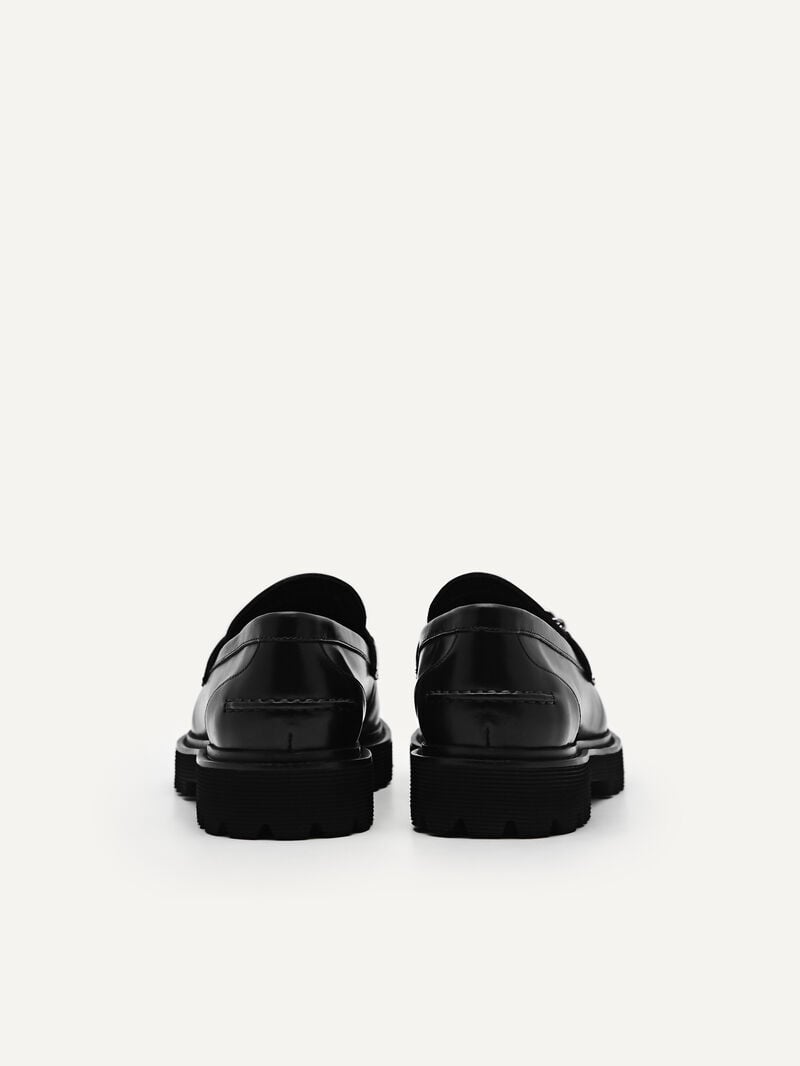 Pedro Sistrah Leather Women Flats Black | Q9Q-1567