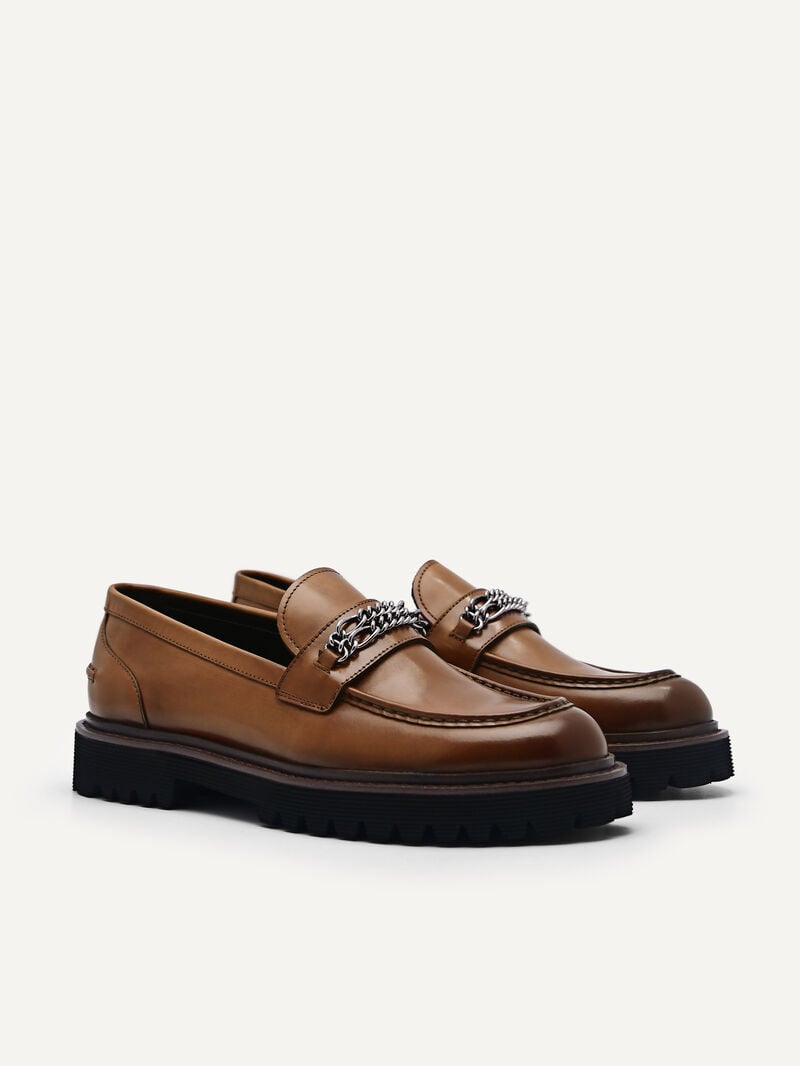 Pedro Sistrah Leather Women Flats Dark Brown | Q9Q-1568