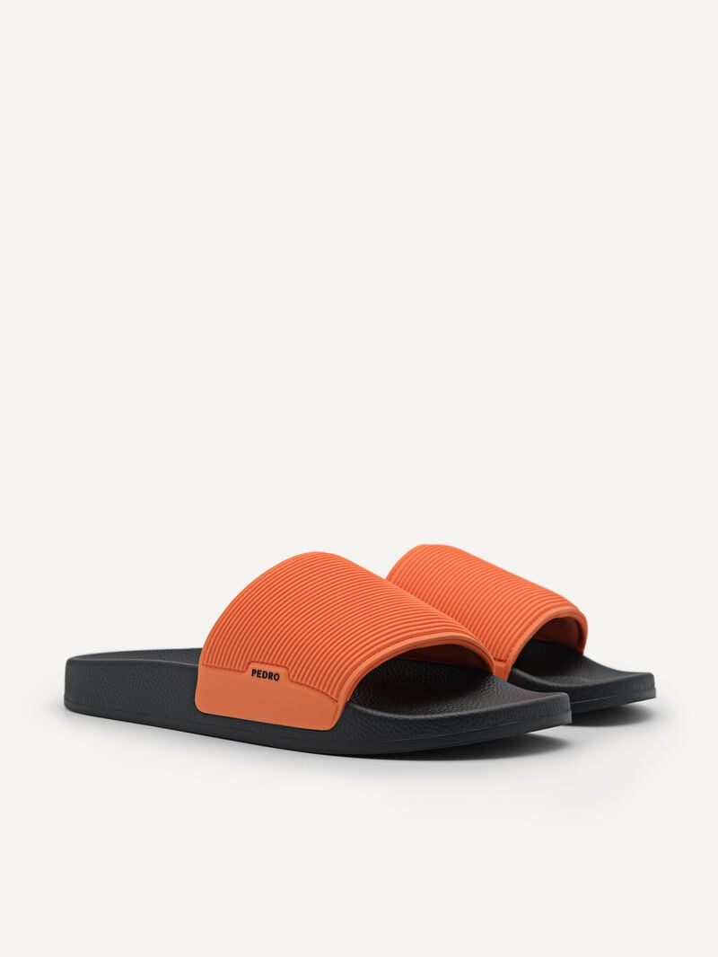 Pedro Slide Men Sandals Orange | Q9Q-1565