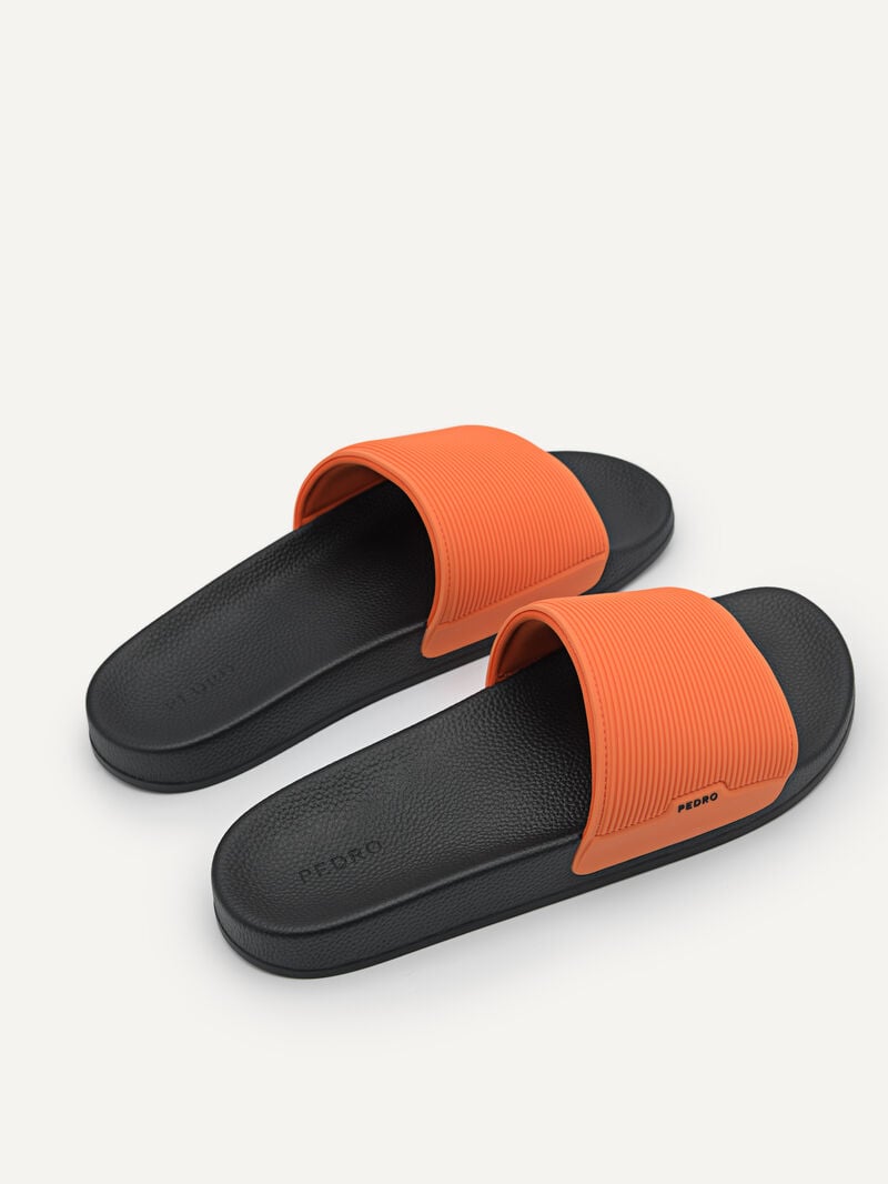 Pedro Slide Men Sandals Orange | Q9Q-1565