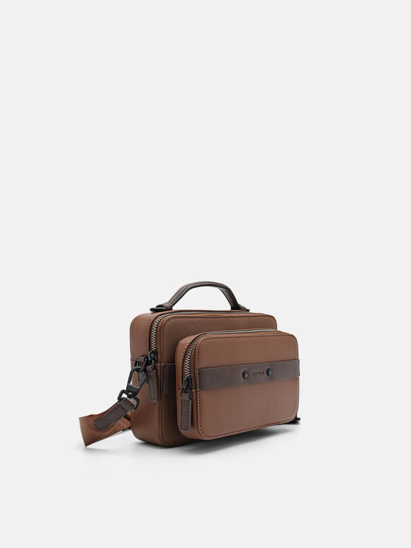 Pedro Smith Bags Men Sling Bags Brown | Q9Q-1063