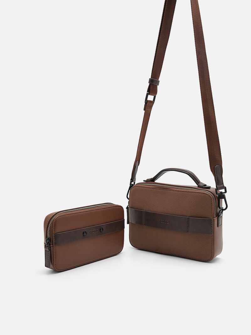 Pedro Smith Bags Men Sling Bags Brown | Q9Q-1063