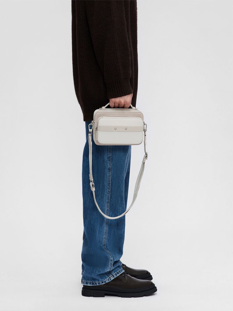 Pedro Smith Bags Men Sling Bags Chalk | Q9Q-1064
