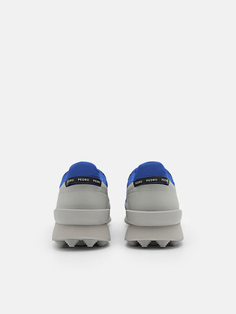 Pedro Stadium Nylon Sneakers Men Low Top Sneakers Blue | Q9Q-1561
