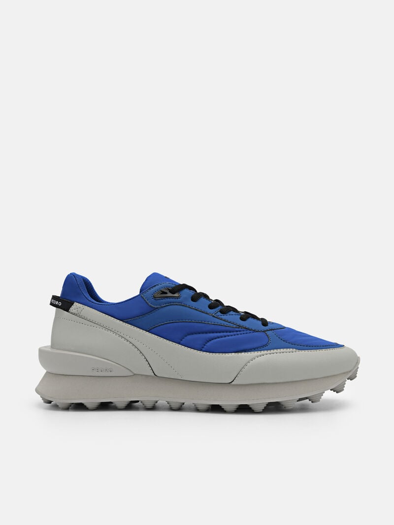 Pedro Stadium Nylon Sneakers Men Low Top Sneakers Blue | Q9Q-1561