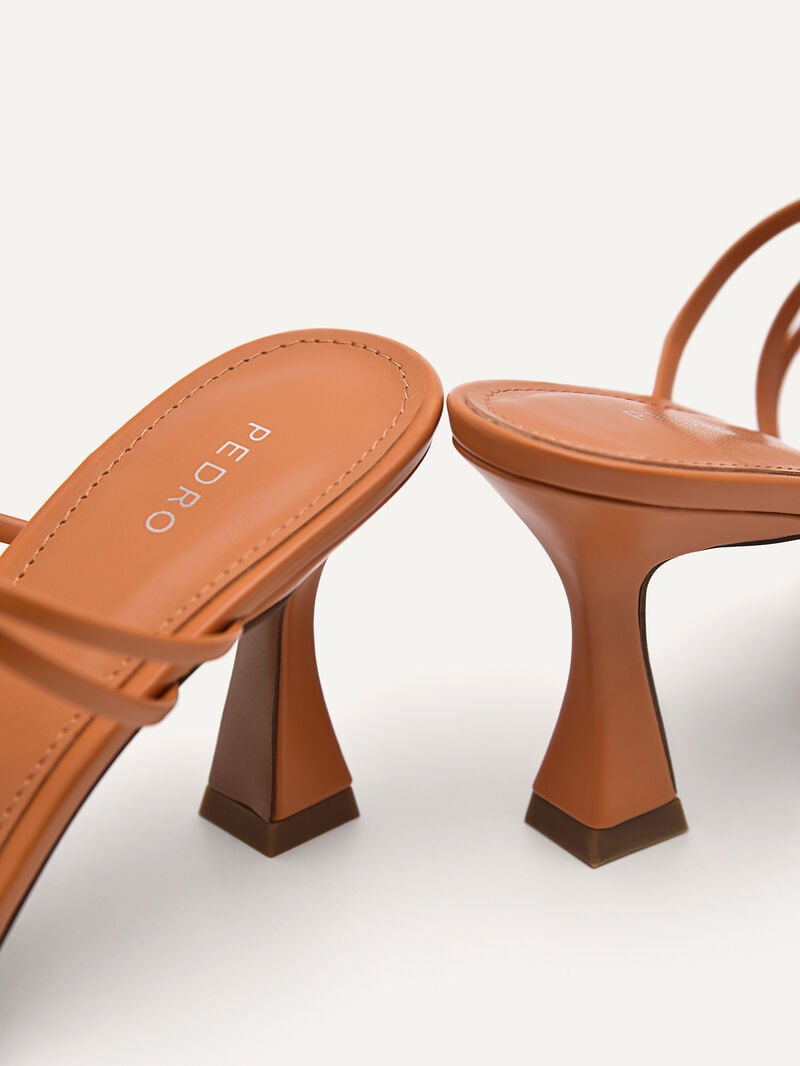 Pedro Strappy Women Heel Sandals Orange | Q9Q-1388