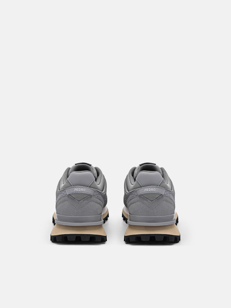 Pedro Stream Suede Women Sneakers Grey | Q9Q-1554