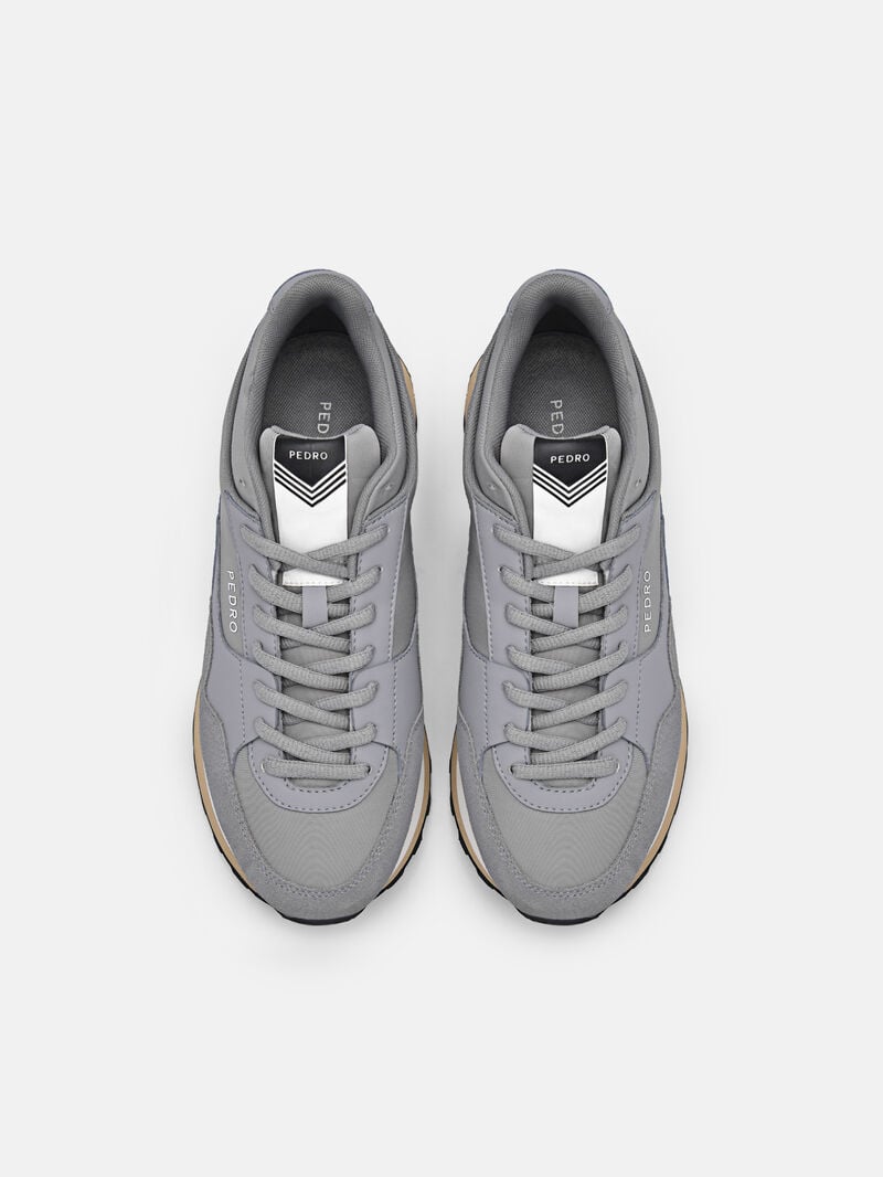 Pedro Stream Suede Women Sneakers Grey | Q9Q-1554