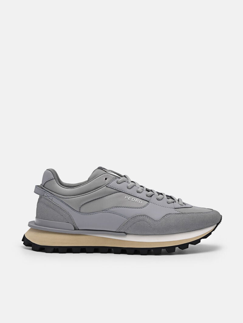Pedro Stream Suede Women Sneakers Grey | Q9Q-1554