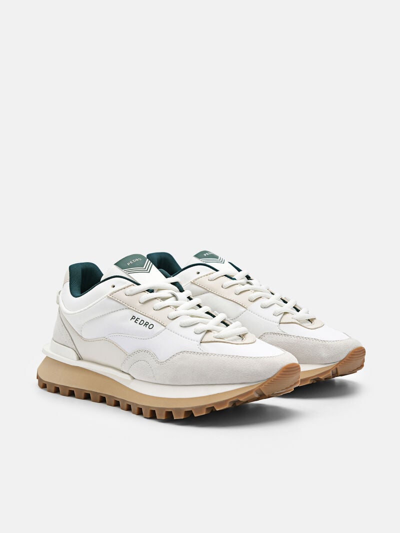 Pedro Stream Suede Women Sneakers White | Q9Q-1555