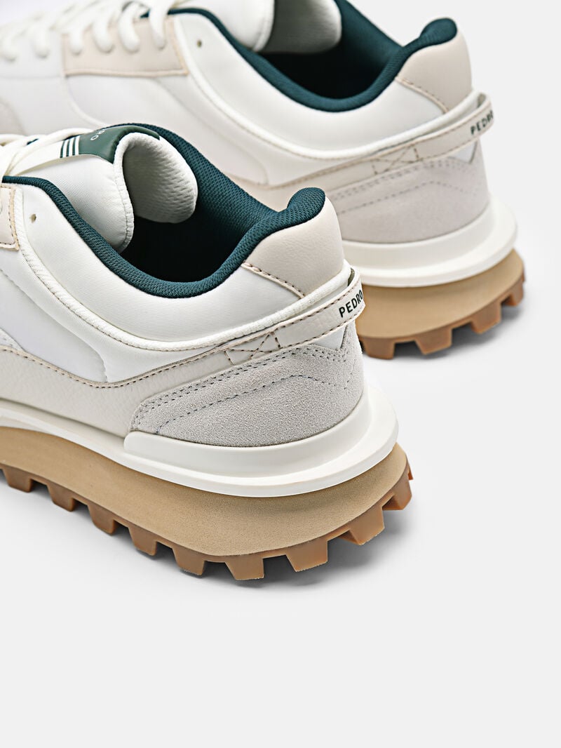 Pedro Stream Suede Women Sneakers White | Q9Q-1555