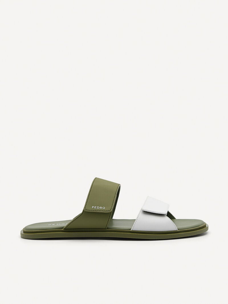 Pedro Stride Slide Men Sandals Military Green | Q9Q-1549