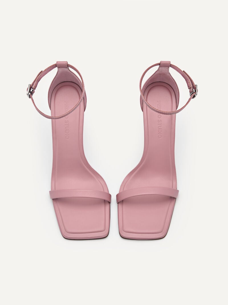 Pedro Studio Donna Leather Women High Heels Blush | Q9Q-2071