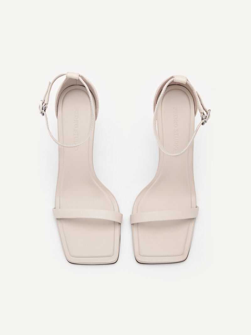 Pedro Studio Donna Women Heel Sandals Cream | Q9Q-2072