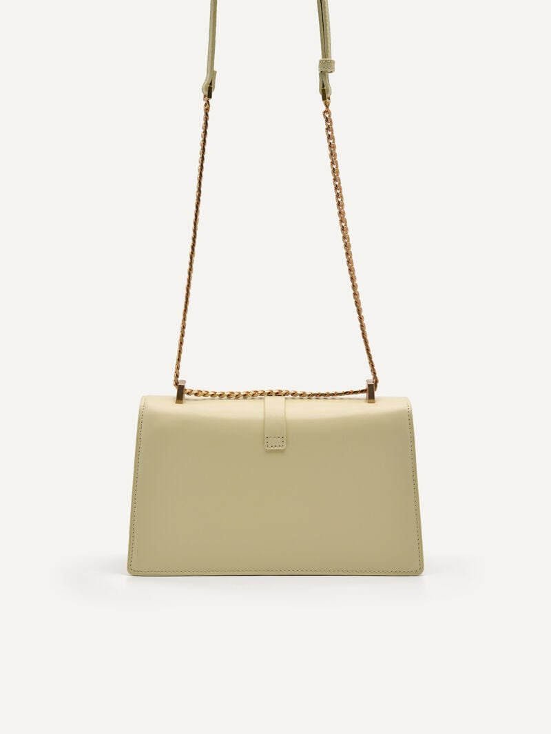 Pedro Studio Farida Leather Bags Women Shoulder Bags Sand | Q9Q-2048