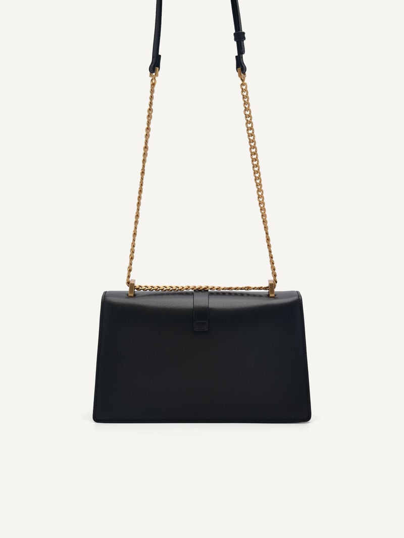Pedro Studio Farida Leather Bags Women Shoulder Bags Black | Q9Q-2047
