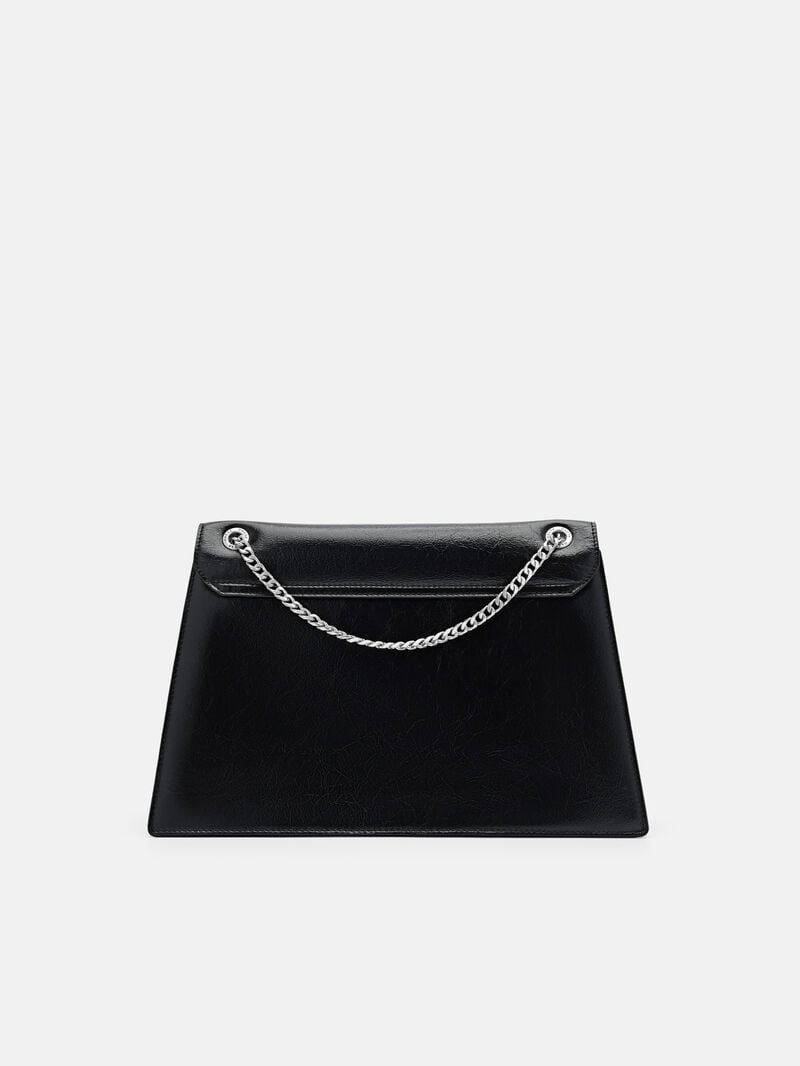 Pedro Studio Farida Leather Bags Women Shoulder Bags Black | Q9Q-2044