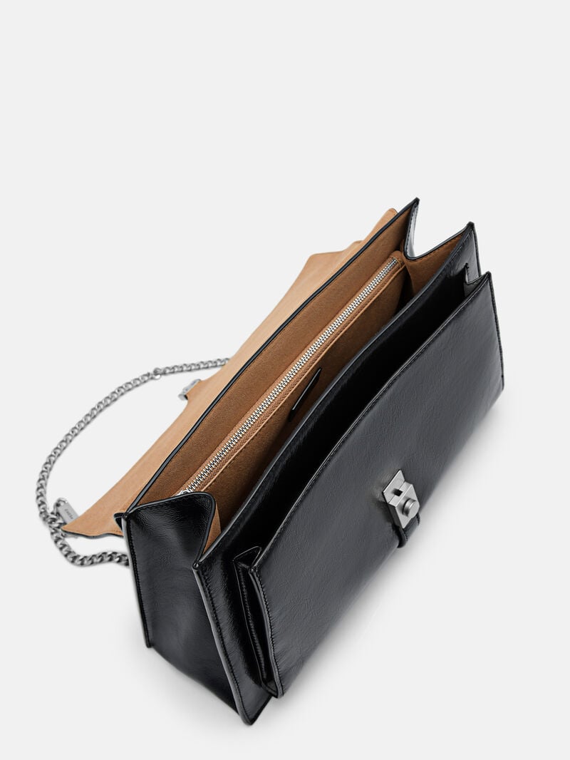 Pedro Studio Farida Leather Bags Women Shoulder Bags Black | Q9Q-2044