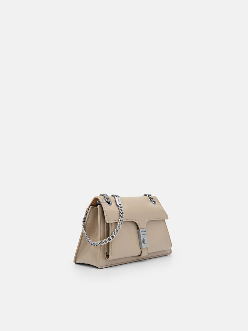Pedro Studio Farida Leather Mini Bags Women Shoulder Bags Taupe | Q9Q-2038
