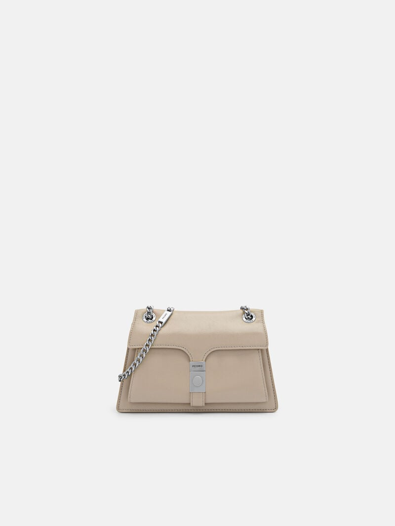 Pedro Studio Farida Leather Mini Bags Women Shoulder Bags Taupe | Q9Q-2038