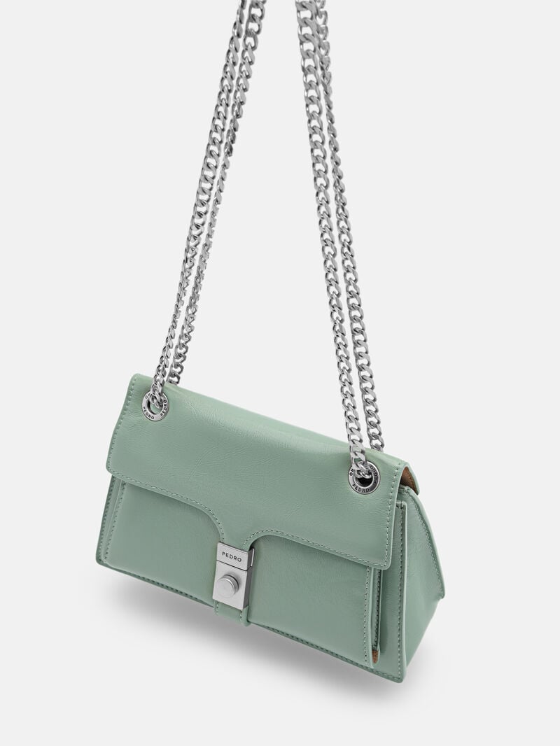 Pedro Studio Farida Leather Mini Bags Women Shoulder Bags Green | Q9Q-2037