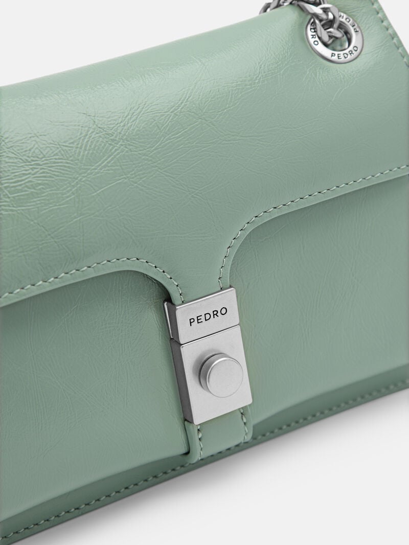 Pedro Studio Farida Leather Mini Bags Women Shoulder Bags Green | Q9Q-2037