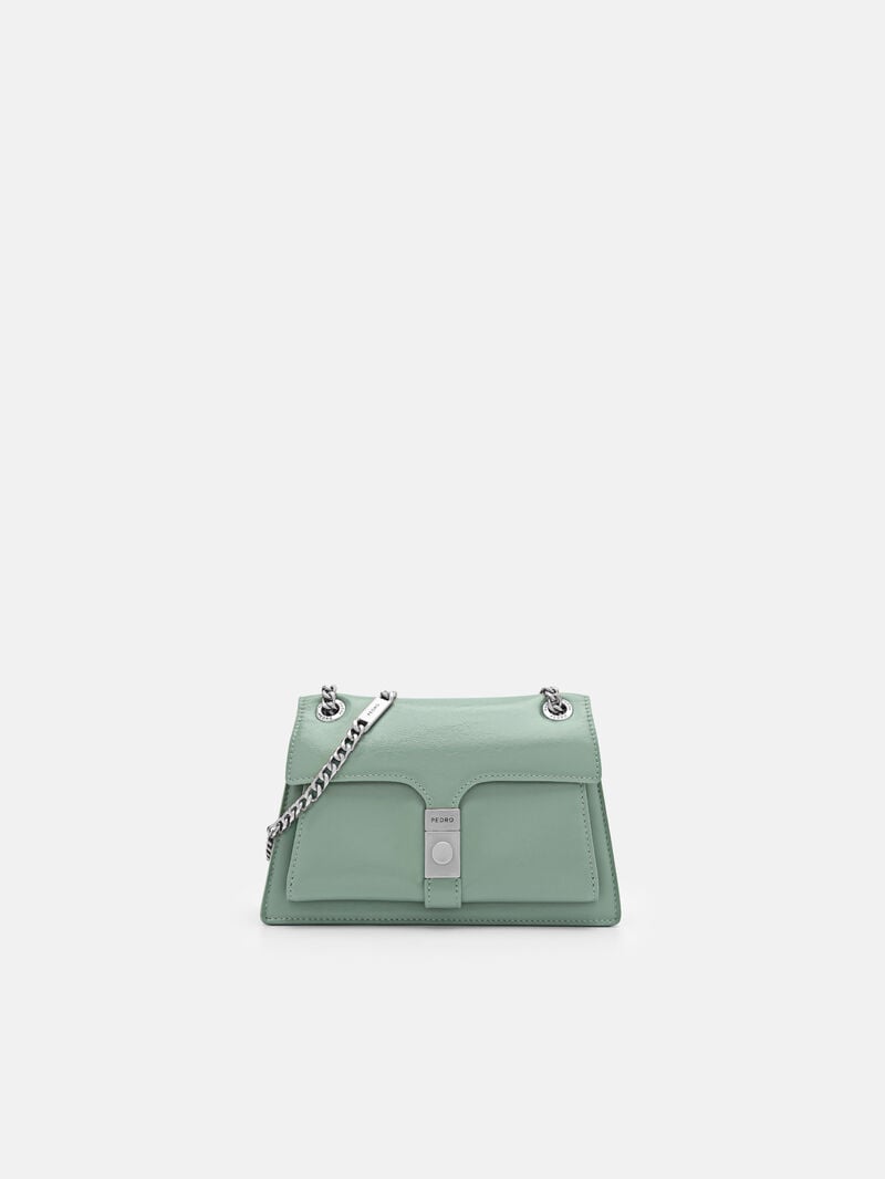 Pedro Studio Farida Leather Mini Bags Women Shoulder Bags Green | Q9Q-2037