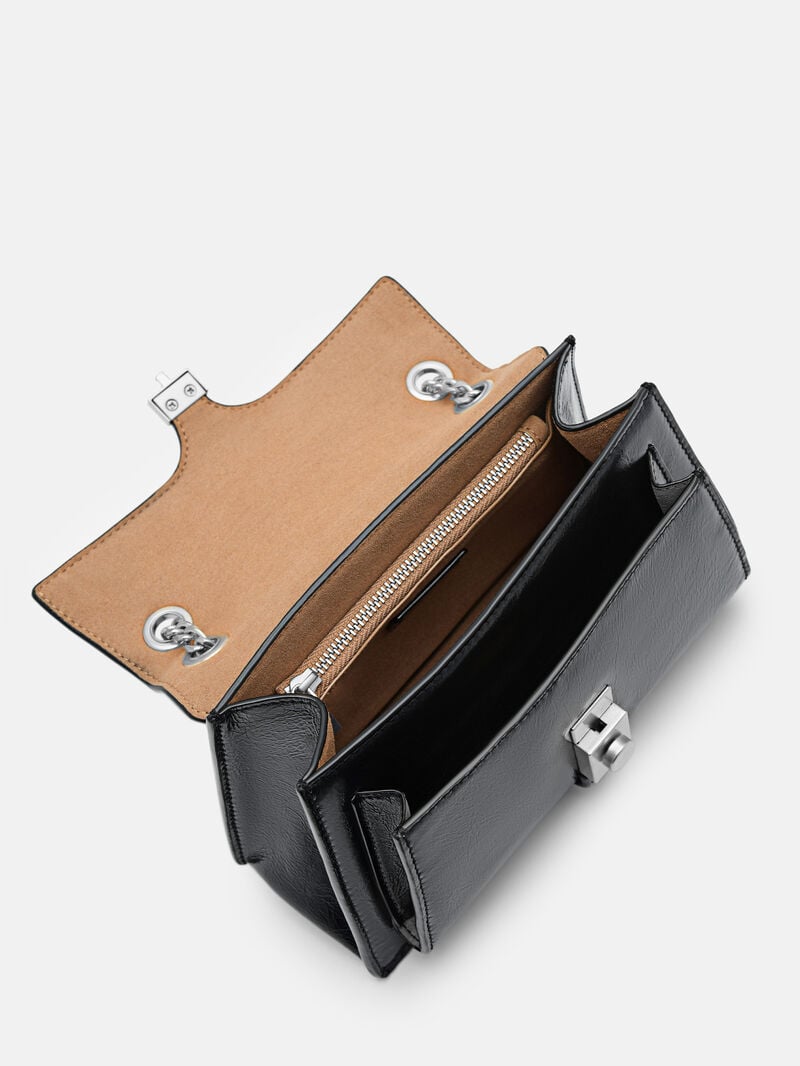 Pedro Studio Farida Leather Mini Bags Women Shoulder Bags Black | Q9Q-2036