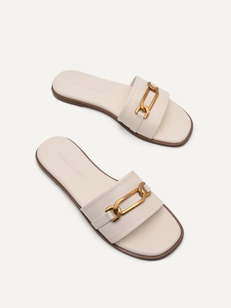 Pedro Studio Jeanne Women Flats Chalk | Q9Q-2100
