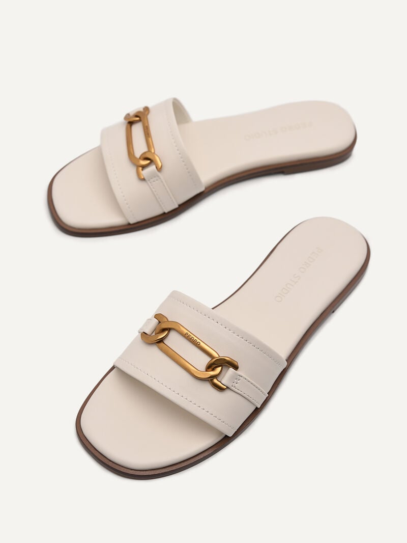 Pedro Studio Jeanne Women Flats Chalk | Q9Q-2100