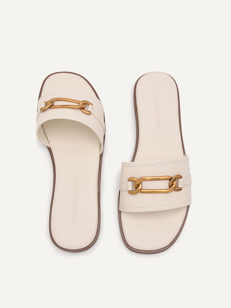 Pedro Studio Jeanne Women Flats Chalk | Q9Q-2100