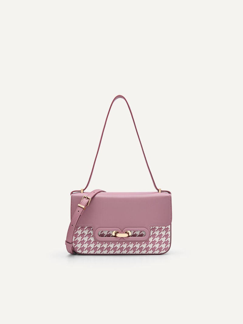 Pedro Studio Kate Leather Envelope Bags Women Shoulder Bags Blush | Q9Q-2033